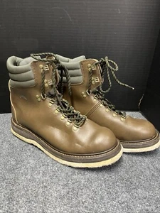Simms Freestone Fly Fishing Brown Leather Felt Bottom Wading Boot Men's 13 - Picture 1 of 9