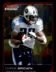 2006 Bowman Chrome #145 Chris Brown Tennessee Titans - Picture 1 of 2