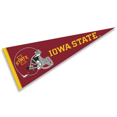 Iowa State Cyclones Football Helmet NCAA College Pennant Cover