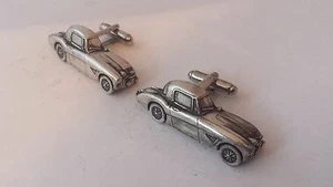 Gemelos Austin Healey fino peltre inglés 3D coche clásico - Imagen 1 de 1