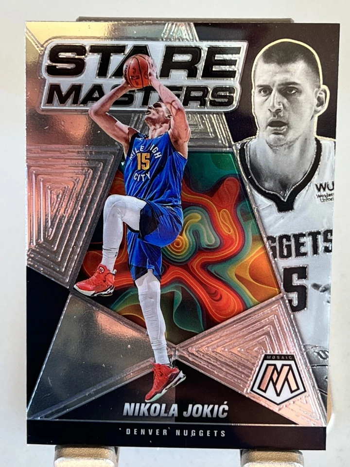 2021-22 Mosaic Basketball Stare Masters #12 Nikola Jokic - Denver Nuggets - Image 1 of 2