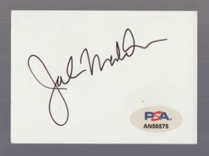 JOHN MADDEN Signed 2.5 x 3.5 Card Autograph PSA/DNA Certified Authentic AUTO - Picture 1 of 1