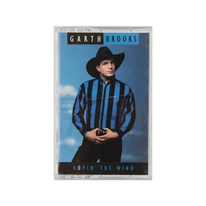 1991 Release - Garth Brooks - Ropin The Wind - Cassette (C4 96330) - Picture 1 of 4