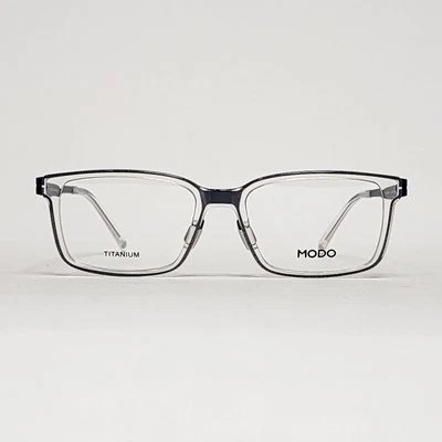 Gafas cuadradas de titanio ultraligeras MODO 4567A para hombre en cristal/azul marino | 51 mm Foto 1 de 4