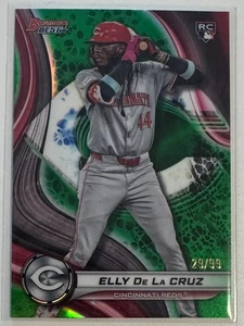 Elly de la Cruz Topps Bowman's Best 2024 Green Refractor /99 Cincinnati Reds - Bild 1 von 2