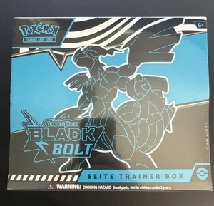 Pokemon TCG Scarlet & Violet Black Bolt Elite Trainer Box ETB nuovo sigillato - Foto 1 di 3
