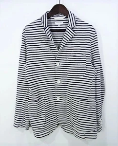 Engineered Garments Knit Jacket S Border Casual Sweater Red Gray Used - Picture 1 of 3