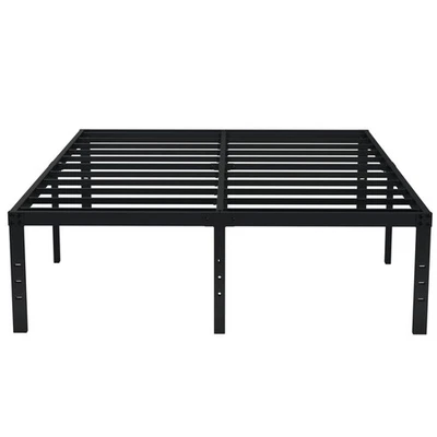 18 Inch King Bed Frame No Box Spring Needed, Heavy Duty Tall Metal Platform w... - Image 1 of 4