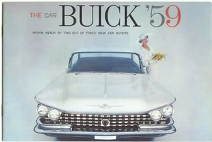 1959 Buick LeSabre Invicta Electra Estate Wagons Vintage Dealer Sales Brochure - Picture 1 of 1