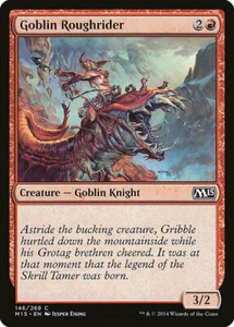 Magic MTG Tradingcard Core Set 2015 Goblin Roughrider 146/269 - Imagen 1 de 1