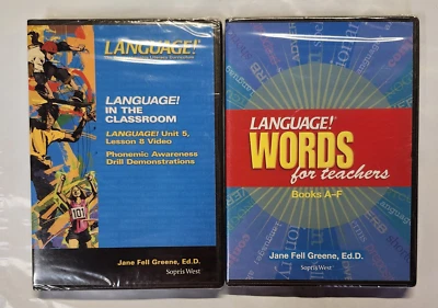 Sopris West Language!  E-Reader Book A Instructional Text Selections DVD/CD New - Image 1 of 4