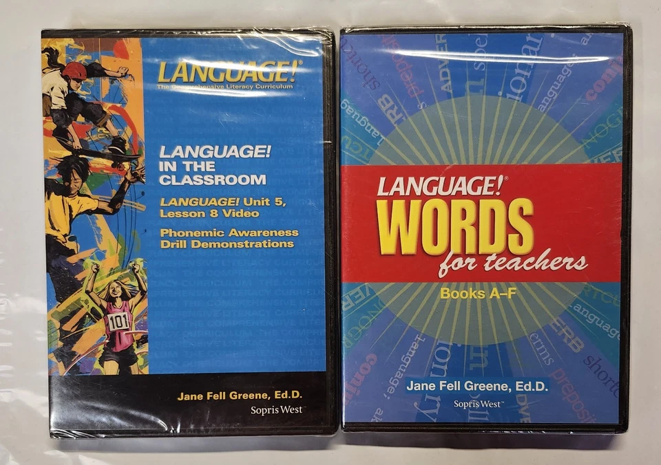Sopris West Language!  E-Reader Book A Instructional Text Selections DVD/CD New - Image 1 of 4