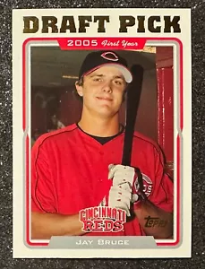 2005 Topps Draft Pick Jay Bruce #UH325 Cincinnati Reds (3x AS/2x Silver Slugger) - Picture 1 of 2