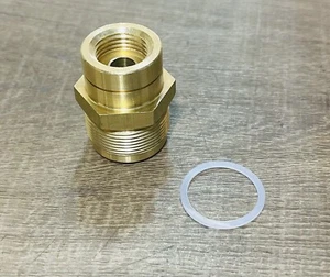 Chevy Rochester 4 Barrel Quadrajet Carburetor Fuel Nut Inlet Fitting - Picture 1 of 1