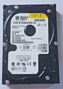 40 GB Ide Western Digital WD400BB-00JHA0 P-Ata 7200rpm 2MB HDD 3.5 " Hard Drive - Picture 1 of 1