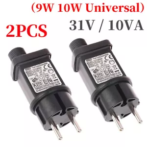 Trafo Lichterkette 10W 31V LED Timer Netzteil Netzadapter Weihnachtsbeleuchtung. - Bild 1 von 6