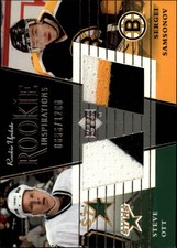 2002-03 Upper Deck Rookie Update Stars Hockey Card #157B S.Ott RC/S.Samsonov Jsy