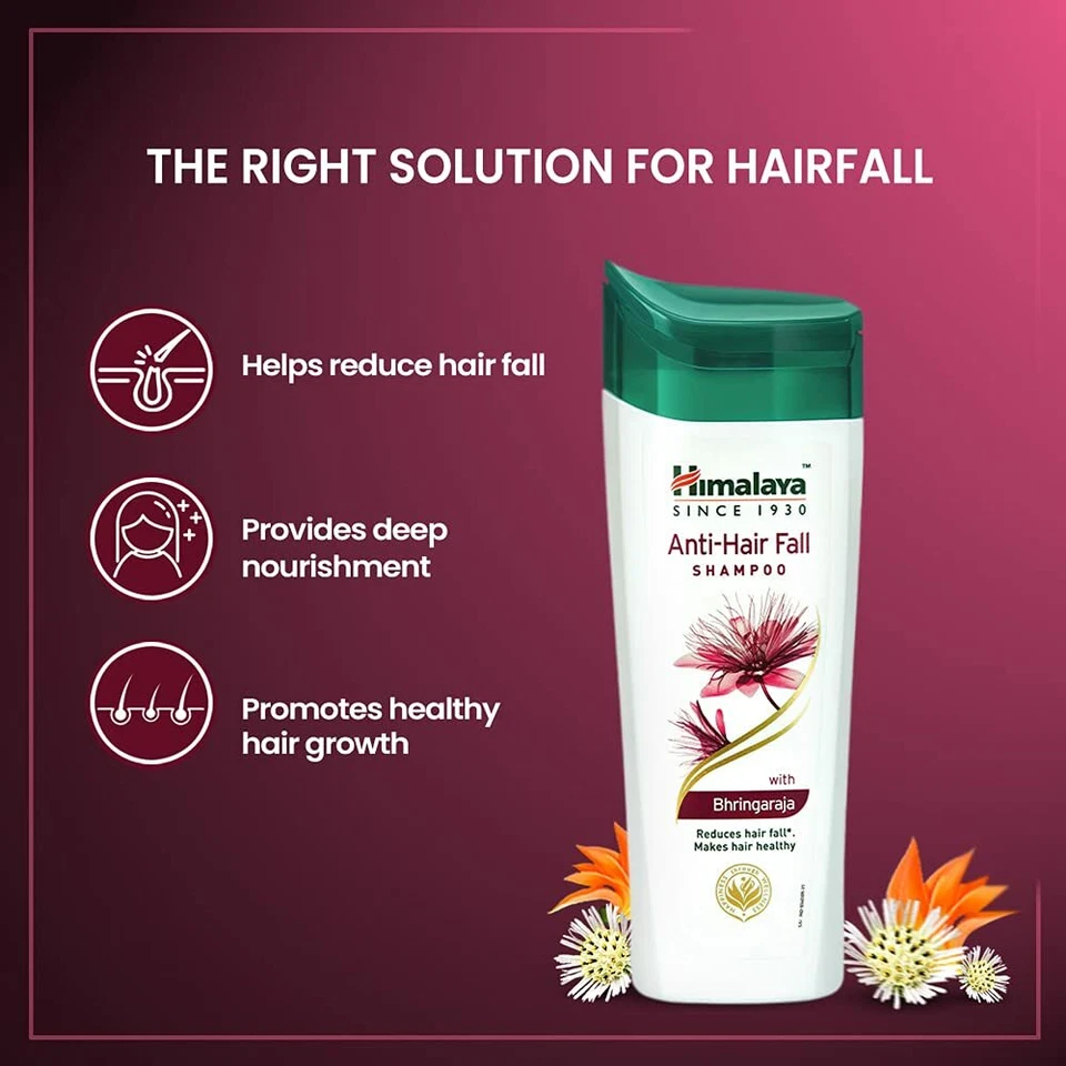 Champú anticaída Himalaya Herbals, hidrata y fortalece las raíces del cabello  Foto 1 de 4