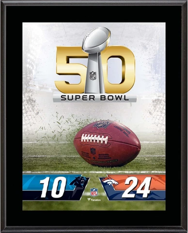 New England Patriots vs Atlanta Falcons Super Bowl LI 10.5' x 13' Plaque Cover