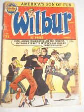 Wilbur #31 1950 Archie Magazine Katy Keene Poor Dance Cover Golden Age