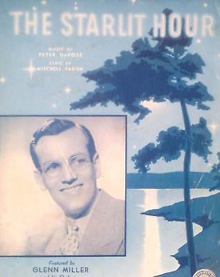 The Starlit Hour Sheet Music Glenn Miller Pet...