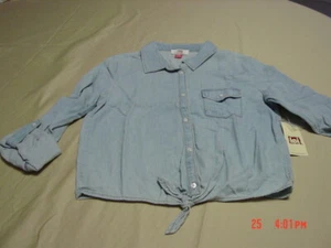 Girls Cropped top Blouse - Picture 1 of 4