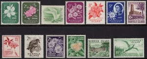 1960-62 Isla Norfolk Serie Pictorial Definitiva Set de 13 Como Nuevo Bisagras de Luz - Imagen 1 de 1