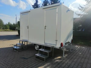 Toilettenwagen WC-Wagen mobile Toilette Klowagen Toilettenanhänger -Dusche mögl. - Bild 1 von 10