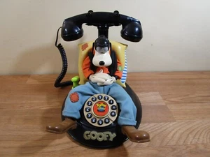 Telefono fisso parlante animato Disney Telemania Pippo. Vintage anni 90 - Foto 1 di 6