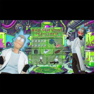 1:12 Joy Man Toys Rick & Morty JM006 Dr. Rick Figurine Dr. Cucumber Statue Gift - Picture 1 of 9