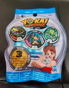 YO-KAI Watch Series 2 Blind Bag Medals YoKai 1 Bag (3 Medals) Sealed Hasbro - Picture 1 of 2