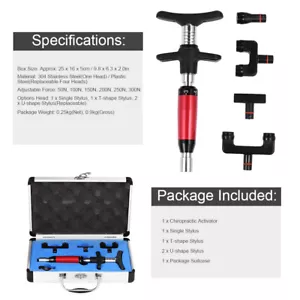 Chiropractic Adjusting Tool Gun Therapy Spine Activator Correction Massager ZZ1 - Picture 1 of 12
