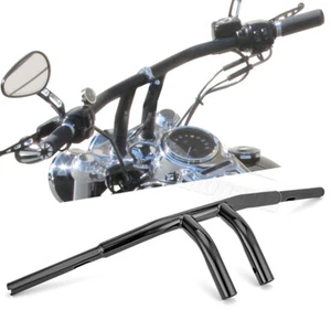 Manillares en T de arrastre de 6"" barra de grasa de 1-1/4"" para Harley Sportster Dyna Softail - Imagen 1 de 6