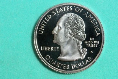 2001 - S PROOF "NEW YORK" STATEHOOD Washington Quarter! #J21131 - Image 1 of 2