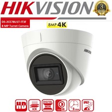 HIKVISION 4K 8MP Camera 2.8mm 4in1 UHD IP67 WDR Turret EXIR60M 3-Axis Night Coax