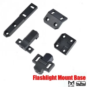 Taktische Taschenlampe Halterung Adapter 20 mm/Mlok/Keymod Schiene Taschenlampe Seitenbasis - Bild 1 von 17