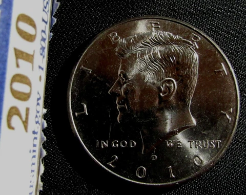 2010-D Denver Mint Kennedy Half Dollar BU Cover