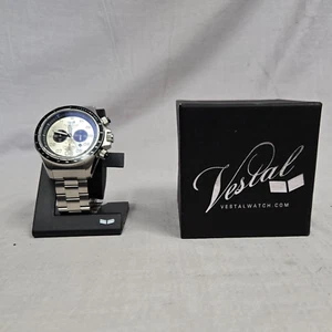 Vestal Adult Men's ZR3 Chronograph Watch Silver/Silver/Silver ZR3015 - Picture 1 of 11