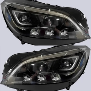Mercedes Benz W218 CLS400 CLS500 CLS550 left & Right Passenger LED EU Headlights - Picture 1 of 6