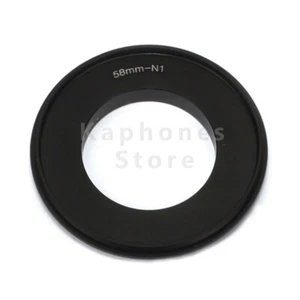 Kamera Makro Reverse Adapter Ring 58mm für Nikon 1 J5 J4 S2 V3 AW1 J3 J2 J1 V2 - Bild 1 von 9
