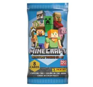 2021 Panini Minecraft Adventure Trading Cards Factory Sealed Booster Pack - Bild 1 von 1