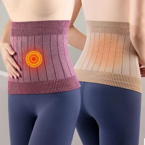 Elastic Winter Cummerbund Fleece Stoma Bag Support Abdomen Back Warmer Unisex - Picture 1 of 26