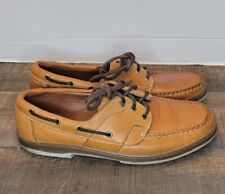 Allen Edmonds AE Eastport Brown Leather Casual Boat Shoes 43502  Men 9.5E