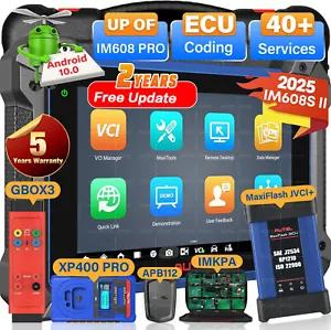 2025 Autel MaxiIM IM608 PRO II KIT KEY PROGRAMMING Tool GBOX3 IMKPA APB112 - Picture 1 of 11
