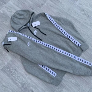 Gray Nike Zeus Tape Fleece Tracksuit Hoodie Joggers Sweatpants Set,Tracksuit Set - Picture 1 of 6