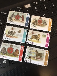 Isle of Man USED Stamps 2011 SG1676-1681 Tales of the Tailless Manx Cats. USED - Picture 1 of 3
