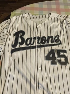 Custom Stitched Tocament Birmingham Barons Michael Jordan #45 Baseball Jersey - Picture 1 of 5