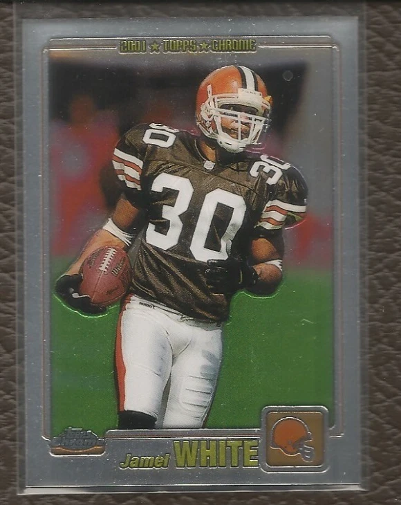 Jamel White 2001 Topps Chrome #11 Cleveland Browns - Image 1 of 1