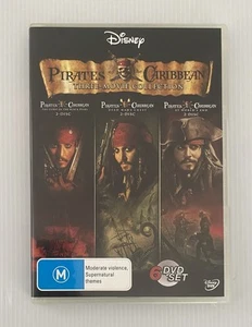Pirates of the Caribbean 3 Movie Collection (DVD, 2003) Disney 6-Disc Set VGC - Picture 1 of 6