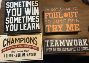 Schule Ermutigungsschilder 4 Stück - Bild 1 von 5